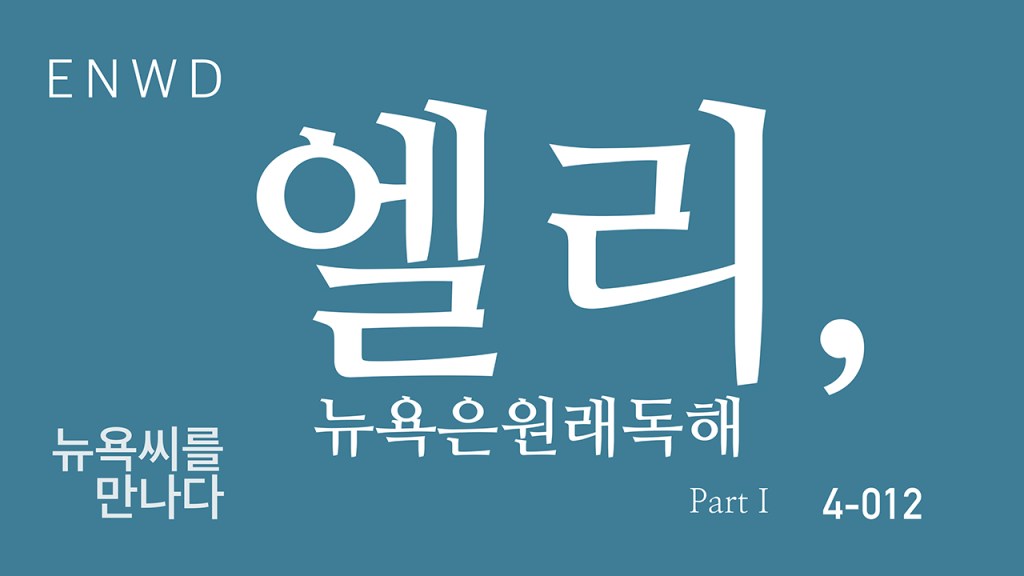 엘리, 뉴욕은원래독해,엘리